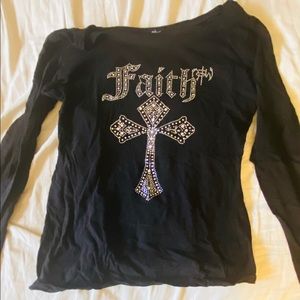 NOTW long sleeve black top